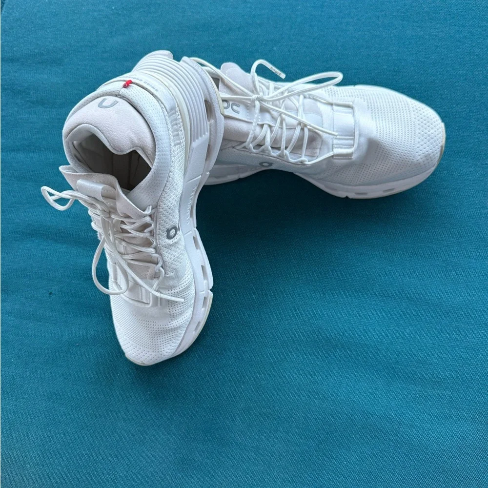 On Running Cloudnova White Sneakers - Picture 3 of 8